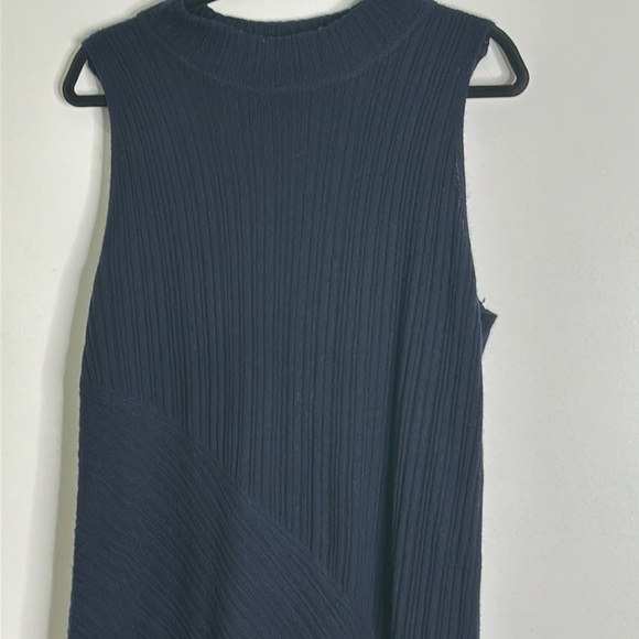 Vince navy blue cashmere wool sweater dress size XlArge - Picture 5 of 10